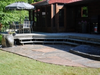 Patios in Wood and Stone