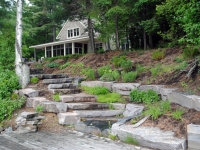 Rustic Stone Steps