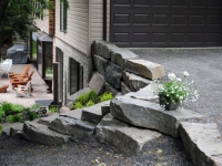 Stairs With Areas for Planting