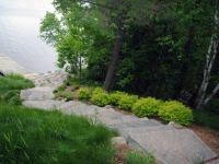 Stairs With Gardens Alongside