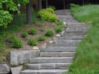 Stairs With Gardens Alongside