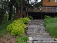 Stairs With Gardens Alongside
