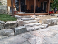 Stone Steps to Patio
