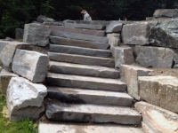 Stone Stairs to Terrace